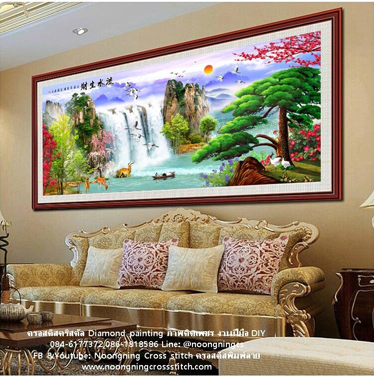 ร้าน noogningcrosstitch ครอสติสพิมพ์ลาย จำหน่ายชุดปักครอสติส ครอสติสคริสตรัล DiamondPainting DIYง่ายๆ360 รูปที่ 1