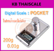 รูปย่อ เครื่องชั่งดิจิตอลแบบพกพา  100-1000g ยี่ห้อ Digital Scale รุ่น Pocket รูปที่3