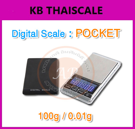 เครื่องชั่งดิจิตอลแบบพกพา  100-1000g ยี่ห้อ Digital Scale รุ่น Pocket รูปที่ 1