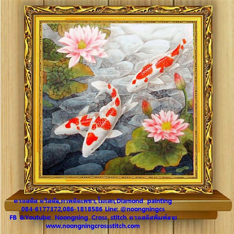 ร้าน noogningcrosstitch ครอสติสพิมพ์ลาย จำหน่ายชุดปักครอสติส ครอสติสคริสตรัล DiamondPainting DIYง่ายๆ387 รูปที่ 1