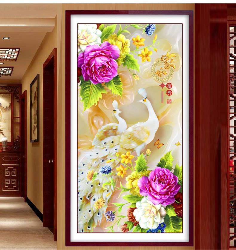 ร้าน noogningcrosstitch ครอสติสพิมพ์ลาย จำหน่ายชุดปักครอสติส ครอสติสคริสตรัล DiamondPainting DIYง่ายๆ460 รูปที่ 1