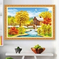 ร้าน noogningcrosstitch ครอสติสพิมพ์ลาย จำหน่ายชุดปักครอสติส ครอสติสคริสตรัล DiamondPainting DIYง่ายๆ537