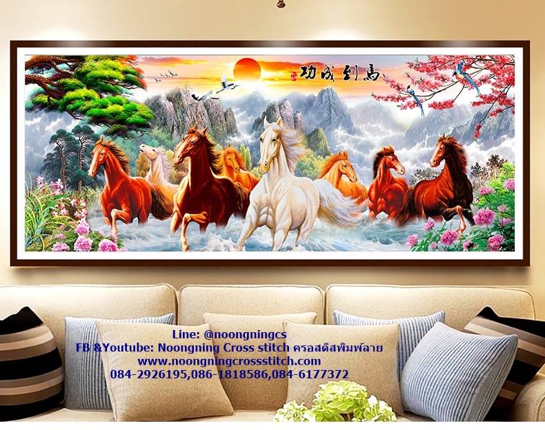 ร้าน noogningcrosstitch ครอสติสพิมพ์ลาย จำหน่ายชุดปักครอสติส ครอสติสคริสตรัล DiamondPainting DIYง่ายๆ591 รูปที่ 1