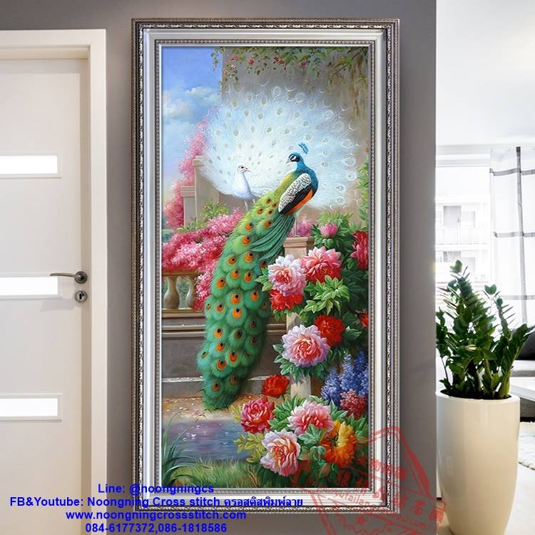 ร้าน noogningcrosstitch ครอสติสพิมพ์ลาย จำหน่ายชุดปักครอสติส ครอสติสคริสตรัล DiamondPainting DIYง่ายๆ542 รูปที่ 1