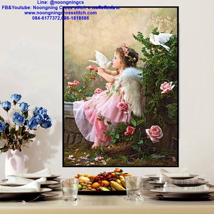 ร้าน noogningcrosstitch ครอสติสพิมพ์ลาย จำหน่ายชุดปักครอสติส ครอสติสคริสตรัล DiamondPainting DIYง่ายๆ544 รูปที่ 1