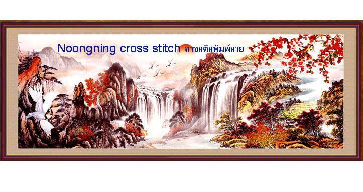 ร้าน noogningcrosstitch ครอสติสพิมพ์ลาย จำหน่ายชุดปักครอสติส ครอสติสคริสตรัล DiamondPainting DIYง่ายๆ731 รูปที่ 1