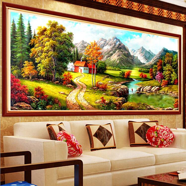 ร้าน noogningcrosstitch ครอสติสพิมพ์ลาย จำหน่ายชุดปักครอสติส ครอสติสคริสตรัล DiamondPainting DIYง่ายๆ676 รูปที่ 1