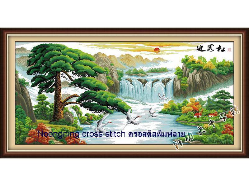 ร้าน noogningcrosstitch ครอสติสพิมพ์ลาย จำหน่ายชุดปักครอสติส ครอสติสคริสตรัล DiamondPainting DIYง่ายๆ772 รูปที่ 1