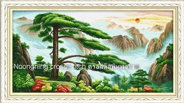 ร้าน noogningcrosstitch ครอสติสพิมพ์ลาย จำหน่ายชุดปักครอสติส ครอสติสคริสตรัล DiamondPainting DIYง่ายๆ761 รูปที่ 1