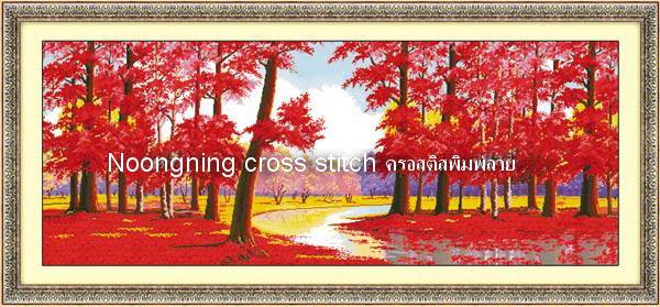 ร้าน noogningcrosstitch ครอสติสพิมพ์ลาย จำหน่ายชุดปักครอสติส ครอสติสคริสตรัล DiamondPainting DIYง่ายๆ756 รูปที่ 1