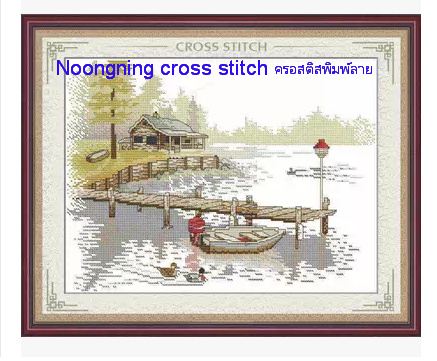 ร้าน noogningcrosstitch ครอสติสพิมพ์ลาย จำหน่ายชุดปักครอสติส ครอสติสคริสตรัล DiamondPainting DIYง่ายๆ780 รูปที่ 1