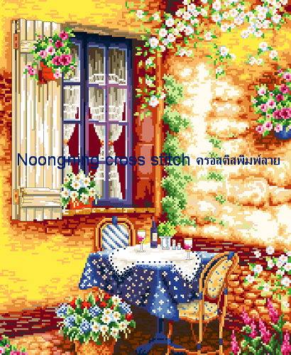 ร้าน noogningcrosstitch ครอสติสพิมพ์ลาย จำหน่ายชุดปักครอสติส ครอสติสคริสตรัล DiamondPainting DIYง่ายๆ786 รูปที่ 1