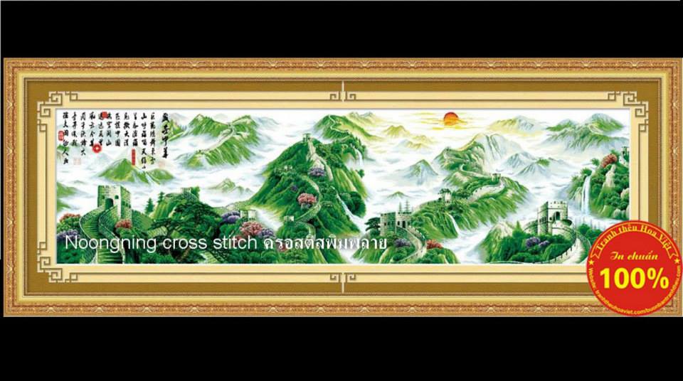 ร้าน noogningcrosstitch ครอสติสพิมพ์ลาย จำหน่ายชุดปักครอสติส ครอสติสคริสตรัล DiamondPainting DIYง่ายๆ774 รูปที่ 1