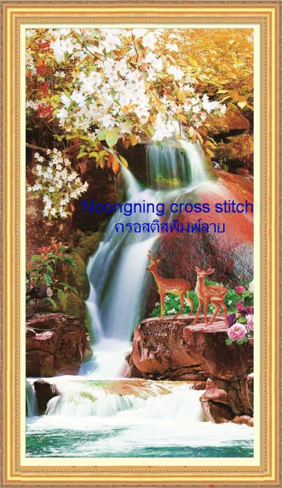 ร้าน noogningcrosstitch ครอสติสพิมพ์ลาย จำหน่ายชุดปักครอสติส ครอสติสคริสตรัล DiamondPainting DIYง่ายๆ767 รูปที่ 1