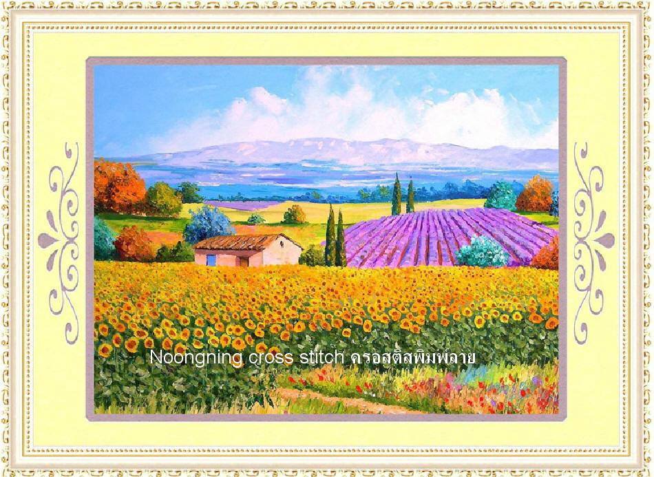 ร้าน noogningcrosstitch ครอสติสพิมพ์ลาย จำหน่ายชุดปักครอสติส ครอสติสคริสตรัล DiamondPainting DIYง่ายๆ759 รูปที่ 1