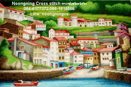 ร้าน noogningcrosstitch ครอสติสพิมพ์ลาย จำหน่ายชุดปักครอสติส ครอสติสคริสตรัล DiamondPainting DIYง่ายๆ826 รูปที่ 1