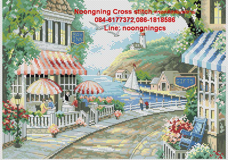 ร้าน noogningcrosstitch ครอสติสพิมพ์ลาย จำหน่ายชุดปักครอสติส ครอสติสคริสตรัล DiamondPainting DIYง่ายๆ920 รูปที่ 1