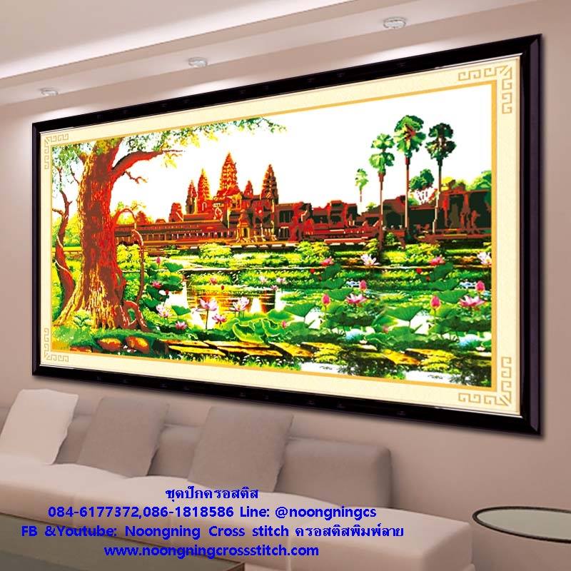 ร้าน noogningcrosstitch ครอสติสพิมพ์ลาย จำหน่ายชุดปักครอสติส ครอสติสคริสตรัล DiamondPainting DIYง่ายๆ905 รูปที่ 1