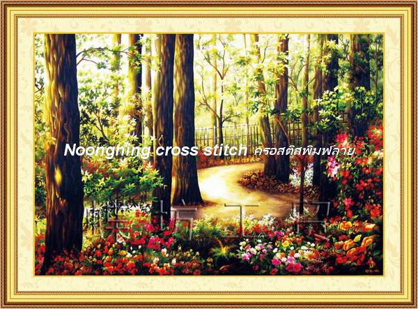 ร้าน noogningcrosstitch ครอสติสพิมพ์ลาย จำหน่ายชุดปักครอสติส ครอสติสคริสตรัล DiamondPainting DIYง่ายๆ872 รูปที่ 1