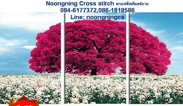 ร้าน noogningcrosstitch ครอสติสพิมพ์ลาย จำหน่ายชุดปักครอสติส ครอสติสคริสตรัล DiamondPainting DIYง่ายๆ873 รูปที่ 1