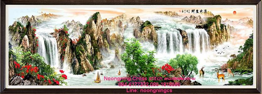 ร้าน noogningcrosstitch ครอสติสพิมพ์ลาย จำหน่ายชุดปักครอสติส ครอสติสคริสตรัล DiamondPainting DIYง่ายๆ870 รูปที่ 1