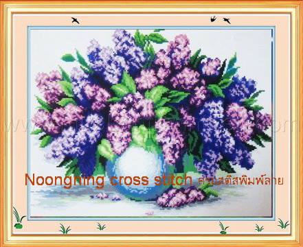 ร้าน noogningcrosstitch ครอสติสพิมพ์ลาย จำหน่ายชุดปักครอสติส ครอสติสคริสตรัล DiamondPainting DIYง่ายๆ985 รูปที่ 1