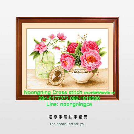 ร้าน noogningcrosstitch ครอสติสพิมพ์ลาย จำหน่ายชุดปักครอสติส ครอสติสคริสตรัล DiamondPainting DIYง่ายๆ1038 รูปที่ 1