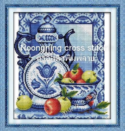 ร้าน noogningcrosstitch ครอสติสพิมพ์ลาย จำหน่ายชุดปักครอสติส ครอสติสคริสตรัล DiamondPainting DIYง่ายๆ1008 รูปที่ 1