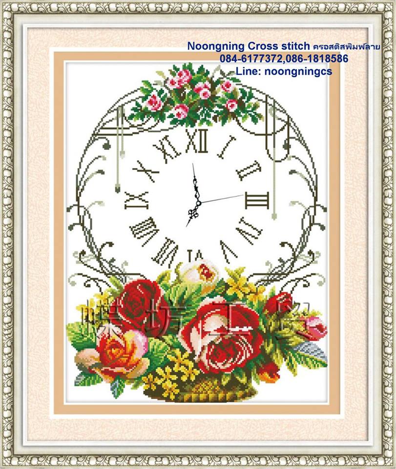 ร้าน noogningcrosstitch ครอสติสพิมพ์ลาย จำหน่ายชุดปักครอสติส ครอสติสคริสตรัล DiamondPainting DIYง่ายๆ1015 รูปที่ 1