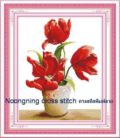 ร้าน noogningcrosstitch ครอสติสพิมพ์ลาย จำหน่ายชุดปักครอสติส ครอสติสคริสตรัล DiamondPainting DIYง่ายๆ994 รูปที่ 1