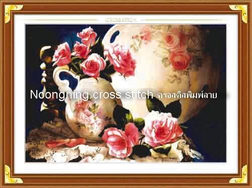 ร้าน noogningcrosstitch ครอสติสพิมพ์ลาย จำหน่ายชุดปักครอสติส ครอสติสคริสตรัล DiamondPainting DIYง่ายๆ984 รูปที่ 1