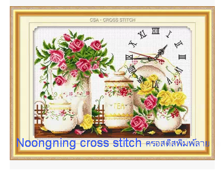 ร้าน noogningcrosstitch ครอสติสพิมพ์ลาย จำหน่ายชุดปักครอสติส ครอสติสคริสตรัล DiamondPainting DIYง่ายๆ1009 รูปที่ 1