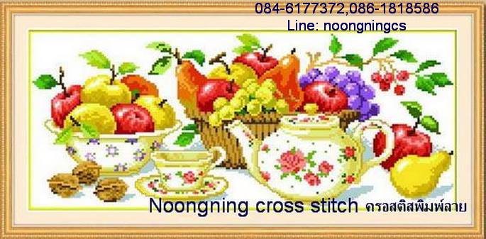 ร้าน noogningcrosstitch ครอสติสพิมพ์ลาย จำหน่ายชุดปักครอสติส ครอสติสคริสตรัล DiamondPainting DIYง่ายๆ1006 รูปที่ 1