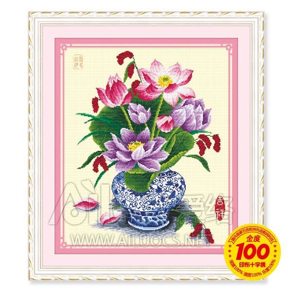 ร้าน noogningcrosstitch ครอสติสพิมพ์ลาย จำหน่ายชุดปักครอสติส ครอสติสคริสตรัล DiamondPainting DIYง่ายๆ1056 รูปที่ 1