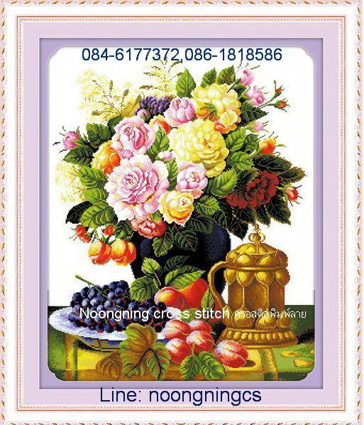 ร้าน noogningcrosstitch ครอสติสพิมพ์ลาย จำหน่ายชุดปักครอสติส ครอสติสคริสตรัล DiamondPainting DIYง่ายๆ1078 รูปที่ 1