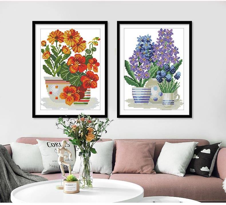 ร้าน noogningcrosstitch ครอสติสพิมพ์ลาย จำหน่ายชุดปักครอสติส ครอสติสคริสตรัล DiamondPainting DIYง่ายๆ1169 รูปที่ 1