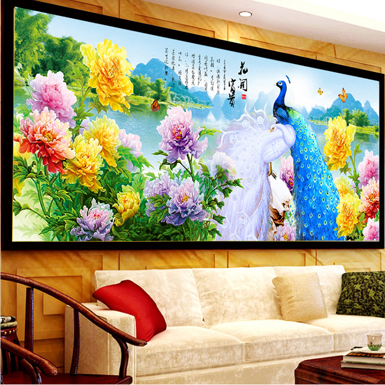 ร้าน noogningcrosstitch ครอสติสพิมพ์ลาย จำหน่ายชุดปักครอสติส ครอสติสคริสตรัล DiamondPainting DIYง่ายๆ1301 รูปที่ 1