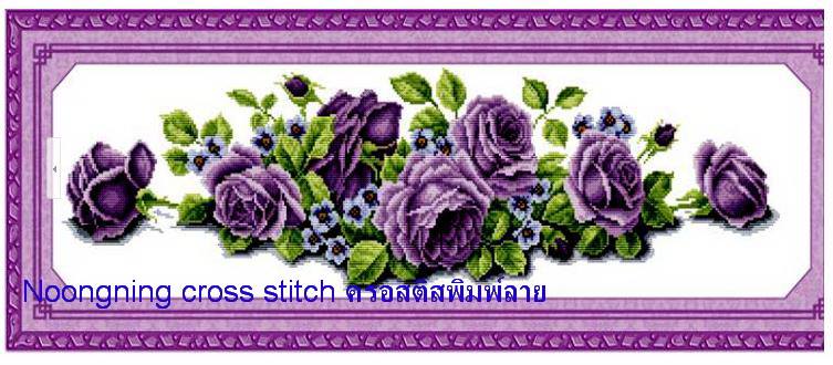 ร้าน noogningcrosstitch ครอสติสพิมพ์ลาย จำหน่ายชุดปักครอสติส ครอสติสคริสตรัล DiamondPainting DIYง่ายๆ1416 รูปที่ 1