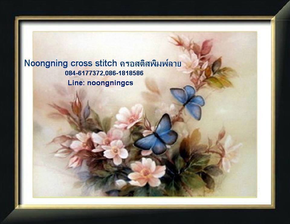 ร้าน noogningcrosstitch ครอสติสพิมพ์ลาย จำหน่ายชุดปักครอสติส ครอสติสคริสตรัล DiamondPainting DIYง่ายๆ1436 รูปที่ 1