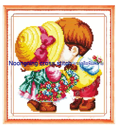 ร้าน noogningcrosstitch ครอสติสพิมพ์ลาย จำหน่ายชุดปักครอสติส ครอสติสคริสตรัล DiamondPainting DIYง่ายๆ1480 รูปที่ 1