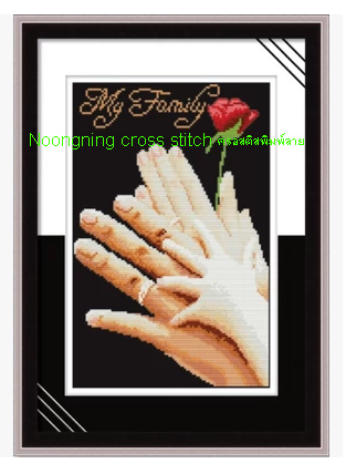 ร้าน noogningcrosstitch ครอสติสพิมพ์ลาย จำหน่ายชุดปักครอสติส ครอสติสคริสตรัล DiamondPainting DIYง่ายๆ1498 รูปที่ 1