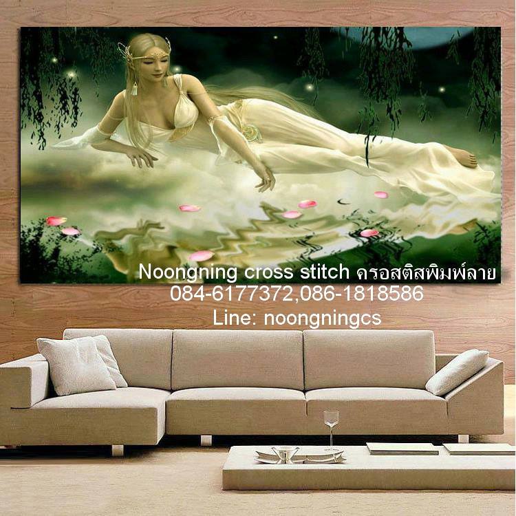 ร้าน noogningcrosstitch ครอสติสพิมพ์ลาย จำหน่ายชุดปักครอสติส ครอสติสคริสตรัล DiamondPainting DIYง่ายๆ1522 รูปที่ 1