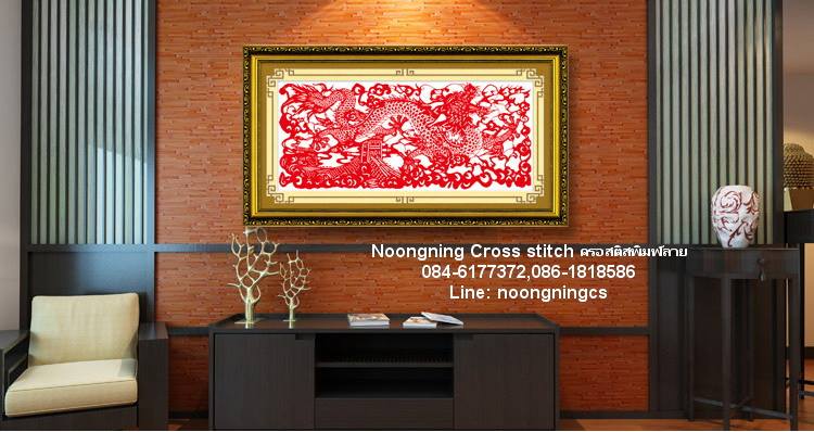 ร้าน noogningcrosstitch ครอสติสพิมพ์ลาย จำหน่ายชุดปักครอสติส ครอสติสคริสตรัล DiamondPainting DIYง่ายๆ1589 รูปที่ 1