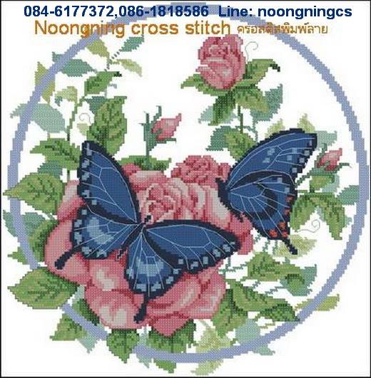 ร้าน noogningcrosstitch ครอสติสพิมพ์ลาย จำหน่ายชุดปักครอสติส ครอสติสคริสตรัล DiamondPainting DIYง่ายๆ1621 รูปที่ 1