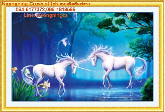 ร้าน noogningcrosstitch ครอสติสพิมพ์ลาย จำหน่ายชุดปักครอสติส ครอสติสคริสตรัล DiamondPainting DIYง่ายๆ1699 รูปที่ 1