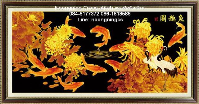 ร้าน noogningcrosstitch ครอสติสพิมพ์ลาย จำหน่ายชุดปักครอสติส ครอสติสคริสตรัล DiamondPainting DIYง่ายๆ1761 รูปที่ 1