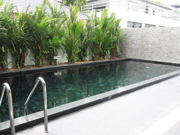 บ้านเดี่ยวสวยหรู พร้อมสวน และ สระว่ายน้ำใกล้ BTS เอกมัย Single house with private pool in Soi Ekamai รูปที่ 1