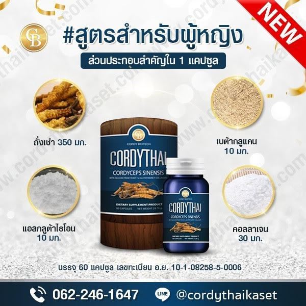 ถั่งเช่า คอร์ดี้ไทย - Cordy Thai สิทธิบัตร มหาวิทยาลัยเกษตรศาสตร์ รูปที่ 4