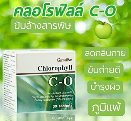 คลอโรฟิลล์ ซี-โอ กิฟฟารีน ขับของเสียขับสารพิษ ขับไขมัน รูปที่ 4