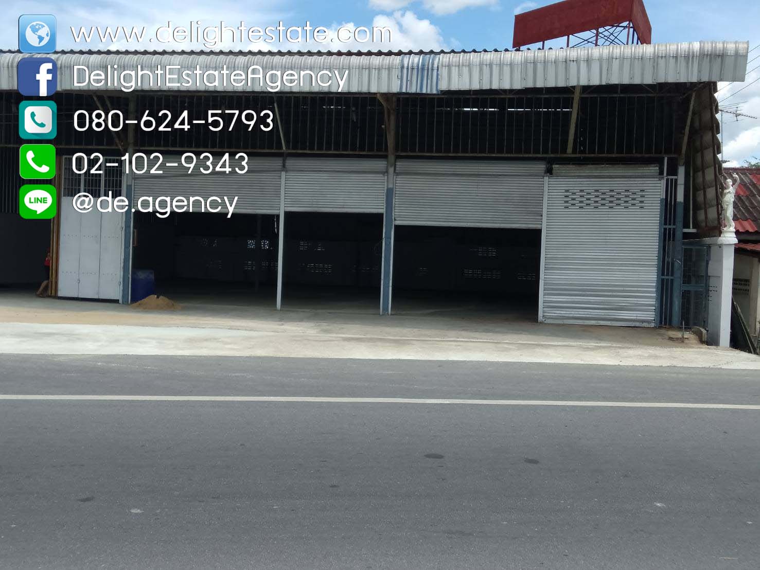 DE317 โกดังให้เช่า 528 และ 640 ตรม. ติดถนนใหญ่ ย่านมาบแค เมืองนครปฐม  รูปที่ 5